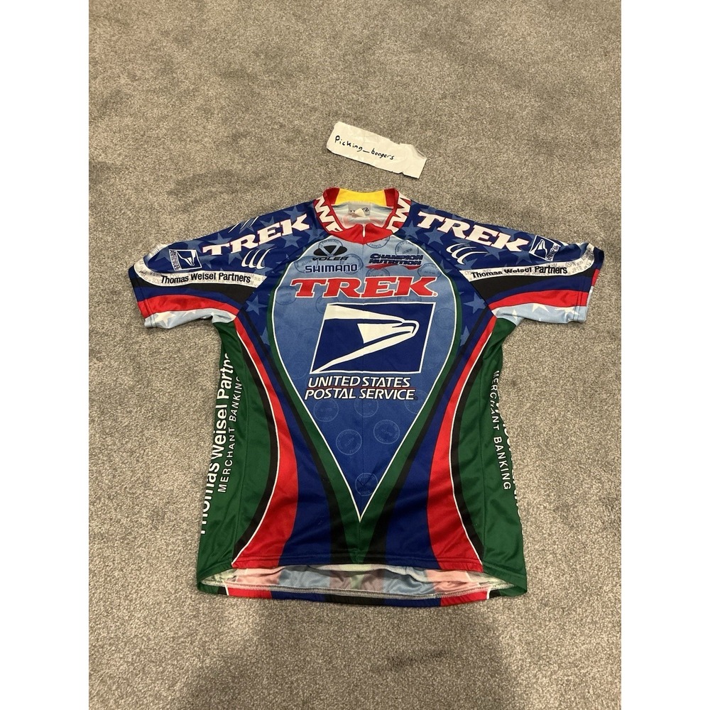 TREK CYCLING JERSEY UNITED STATES POSTAL SERVICE USPS Size L Men